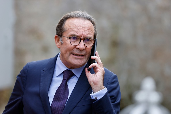 Le président  du conseil départemental des Yvelines,Pierre Bedier (LR). (Photo : LUDOVIC MARIN/POOL/AFP via Getty Images)