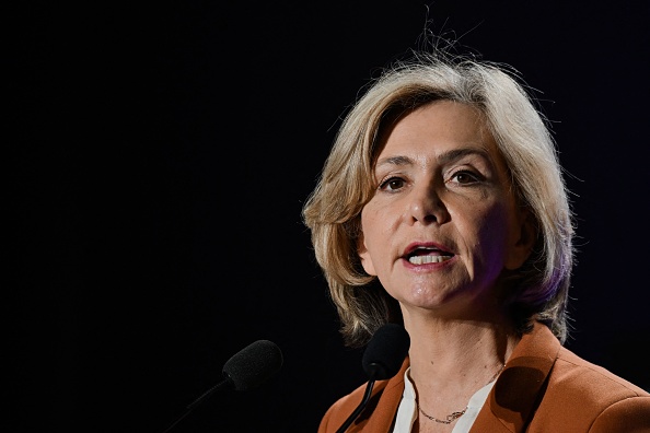 La présidente d'Ile-de-France Mobilités (IDFM), Valerie Pécresse. (Photo : PASCAL GUYOT/AFP via Getty Images)