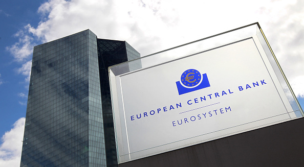 Le siège de la Banque centrale européenne (BCE) à Francfort-sur-le-Main, dans l'ouest de l'Allemagne, le 8 septembre 2022.(Photo : DANIEL ROLAND/AFP via Getty Images)