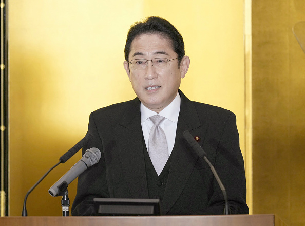 Le Premier ministre japonais Fumio Kishida (Photo: STR/JAPAN POOL / JIJI PRESS/AFP via Getty Images)