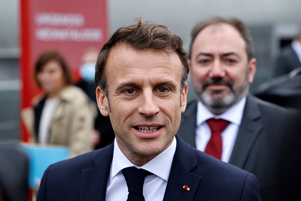 Le Président Emmanuel Macron et le ministre de la Santé Francois Braun. (Photo : LUDOVIC MARIN/POOL/AFP via Getty Images)