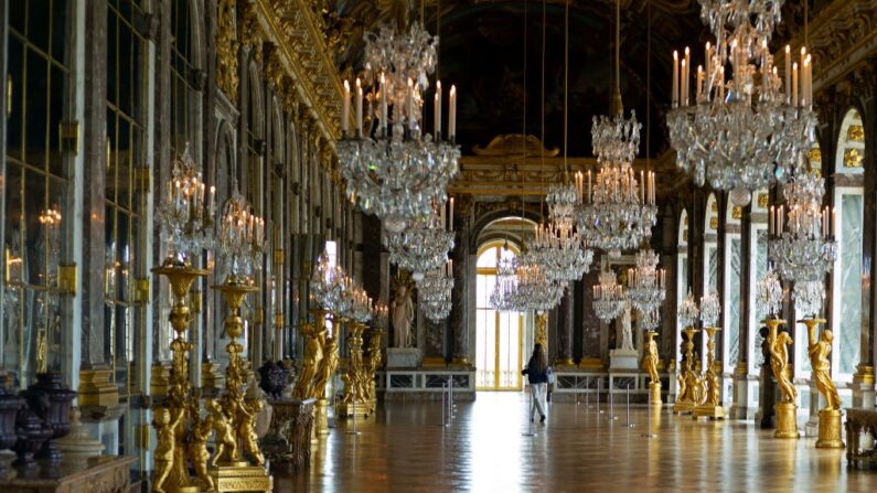 La Galerie des Glaces au château de Versailles, en mai 2021. (Crédit photos Aurelien Meunier/Getty Images)
