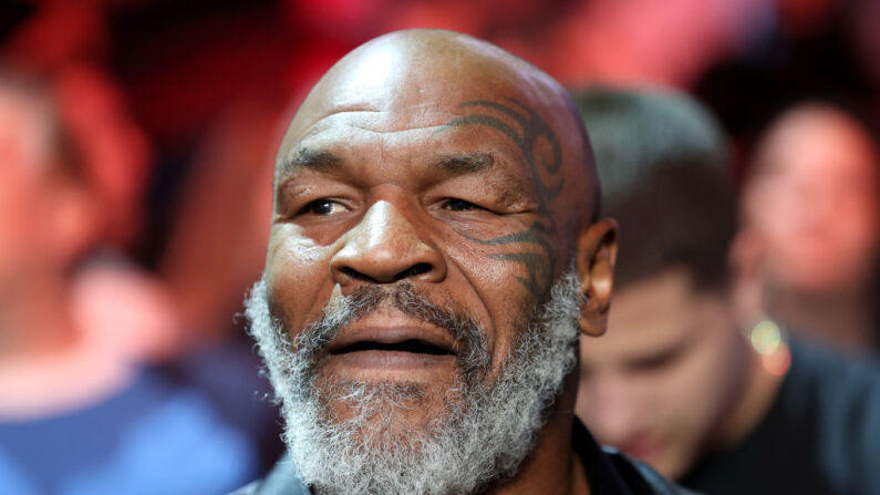 L'ancien boxeur Mike Tyson, pris en photo le 7 mai 2022 à Las Vegas, Nevada. (Photo by Al Bello/Getty Images)