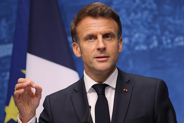 Le Président Emmanuel Macron. (Photo : Sean Gallup/Getty Images)