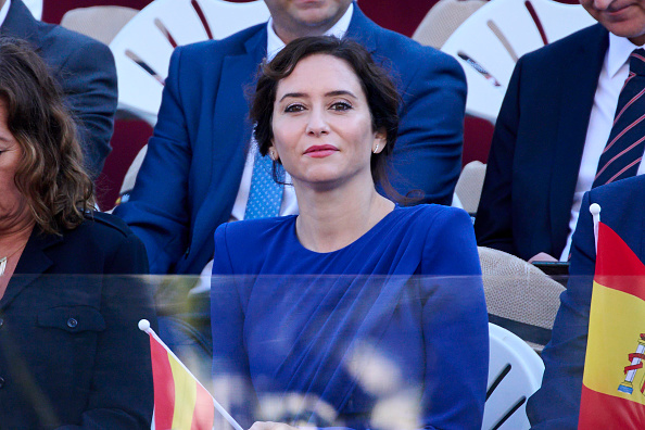 La présidente de la région de Madrid Isabel Diaz Ayuso en octobre 2022 à Madrid, Espagne. (Photo Carlos Alvarez/Getty Images)