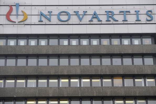 Siège du géant pharmaceutique suisse Novartis à Bâle. (Photo : SEBASTIEN BOZON/AFP via Getty Images)