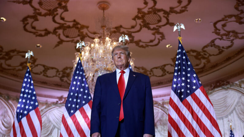 Donald Trump à Mar-a-Lago, le 15 novembre 2022. (Joe Raedle/Getty Images)