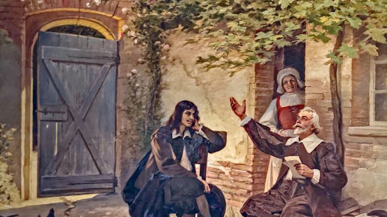 Molière et Goudouli, par Édouard Debat-Ponsan, peinture exposée au Capitole de Toulouse.
Public domain, via Wikimedia Commons