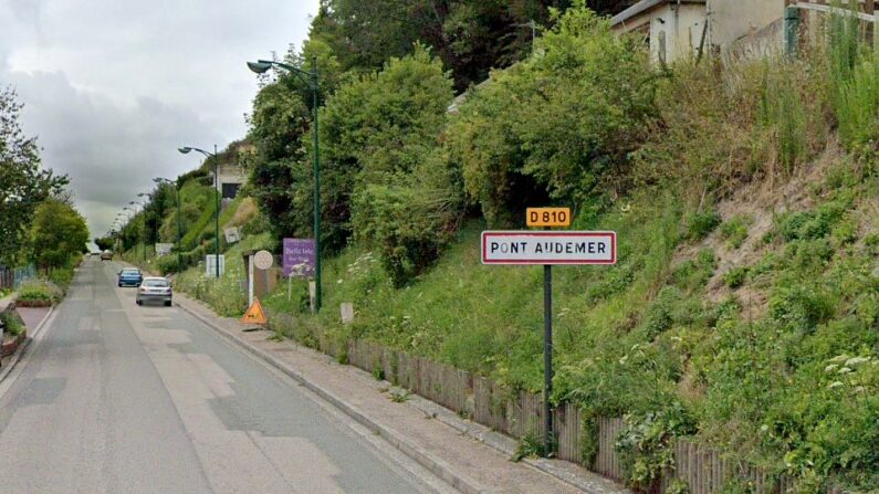 Commune Pont-Audemer dans l'Eure - Google maps