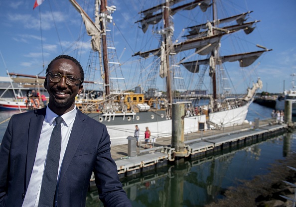 Le secrétaire d'État à la mer Hervé Berville à Lorient en juillet 2022. (FRED TANNEAU/AFP via Getty Images)