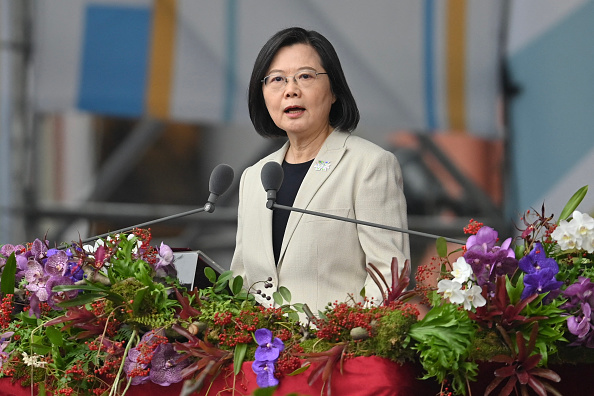 La présidente taïwanaise Tsai Ing-wen. (SAM YEH/AFP via Getty Images)