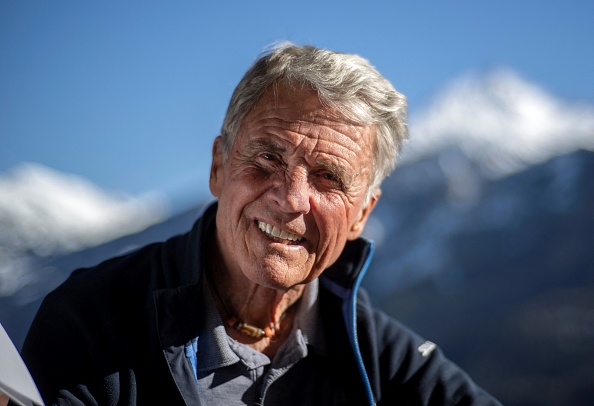 Peter Habeler, alpiniste et guide de montagne autrichien, à son domicile. (JOE KLAMAR/AFP via Getty Images)