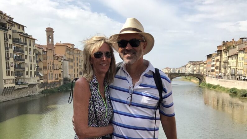 Marybeth et Peter Larson à Florence, en Italie, en 2017. (Avec l'aimable autorisation de Peter Larson)