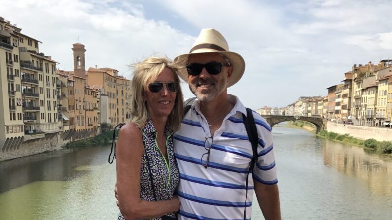 Marybeth et Peter Larson à Florence, en Italie, en 2017. (Avec l'aimable autorisation de Peter Larson)