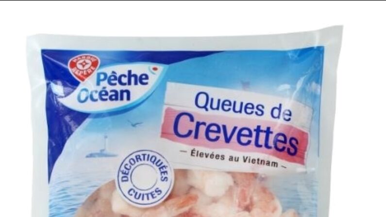 Rappel produit: queues de crevettes surgelés de la marque «Pêche océan» (Image Rappel Conso)