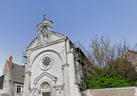 La chapelle en cours de rénovation. (Capture d'écran/Google Maps)