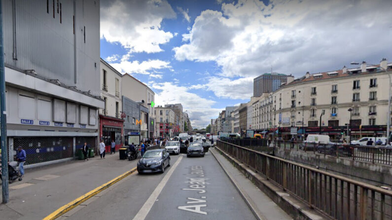 Avenue Jean Jaurès, quartier des Quatre-Chemins, à Pantin.  (Capture d'écran Google Map)