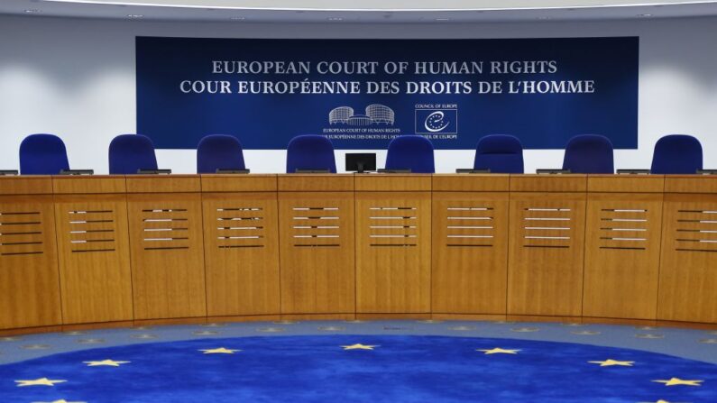 Cour européenne des droits de l'homme (CEDH) à Strasbourg, dans l'est de la France, la CEDH épingle la Turquie. (Photo FREDERICK FLORIN/AFP via Getty Images
