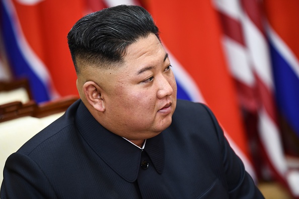 Le dirigeant nord-coréen Kim Jong Un. (BRENDAN SMIALOWSKI/AFP via Getty Images)