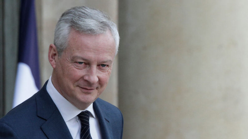Le ministre français de l'Économie et des Finances Bruno Le Maire  (Photo GEOFFROY VAN DER HASSELT/AFP via Getty Images)