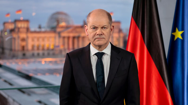 Le chancelier allemand Olaf Scholz. (Photo Hannibal Hanschke - Pool/Getty Images)