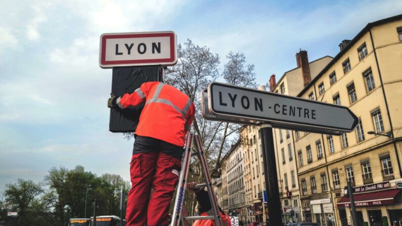 La rue de la République, entre Cordeliers et Terreaux, devrait bien devenir piétonne. (OLIVIER CHASSIGNOLE/AFP via Getty Images)