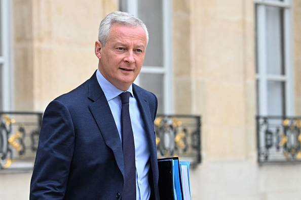 Le ministre de l'Économie Bruno Le Maire. (EMMANUEL DUNAND/AFP via Getty Images)