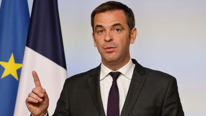 Le porte-parole du gouvernement français, Olivier Véran. (Photo LUDOVIC MARIN/AFP via Getty Images)
