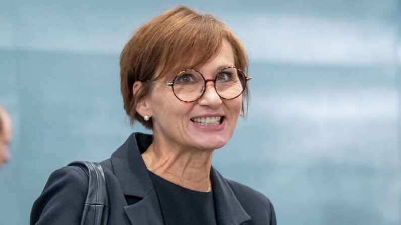 La ministre fédérale de l'Éducation et de la Recherche, Bettina Stark-Watzinger. (Photo Andreas Gora - Pool/Getty Images)