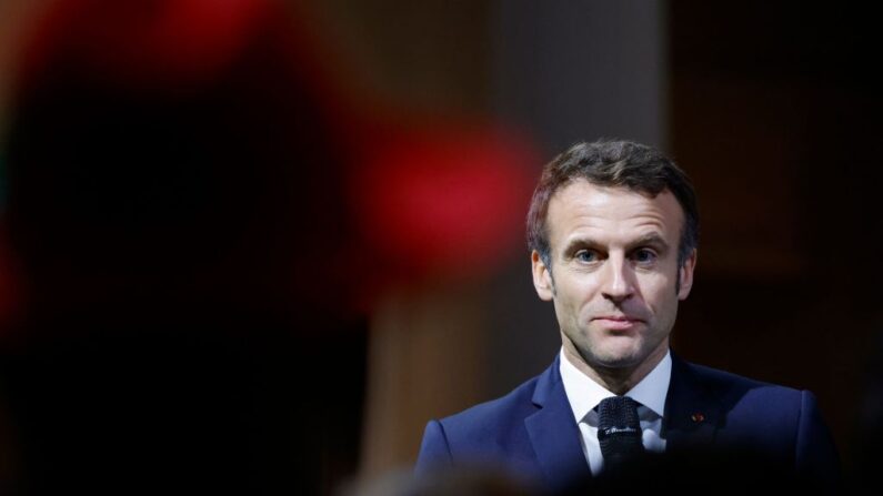 Le président français Emmanuel Macron. (LUDOVIC MARIN/AFP via Getty Images)