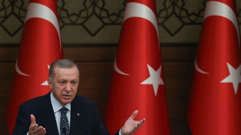 Le président turc Recep Tayyip Erdogan. (Photo ADEM ALTAN/AFP via Getty Images)