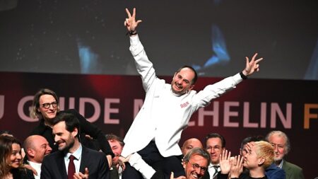 Le chef français Alexandre Couillon, nouveau 3 étoiles du guide Michelin