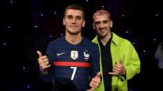 «Je suis choqué, je ne sais pas quoi dire», a déclaré Antoine Griezmann face à son double au musée Grévin