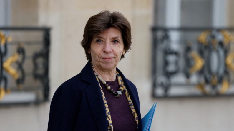 La ministre des Affaires étrangères et européennes, Catherine Colonna. (LUDOVIC MARIN/AFP via Getty Images)