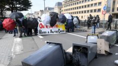 Rennes: tags et sacs-poubelle contre la permanence d’une députée Renaissance