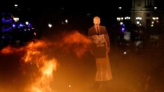 Figure à l’effigie d’Emmanuel Macron brûlée jeudi à Caen: enquête ouverte