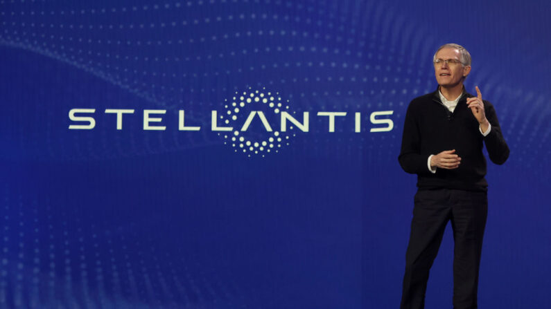 Carlos Tavaras, PDG de Stellantis, le 05 janvier 2023 à Las Vegas, Nevada. (Photo Ethan Miller/Getty Images)