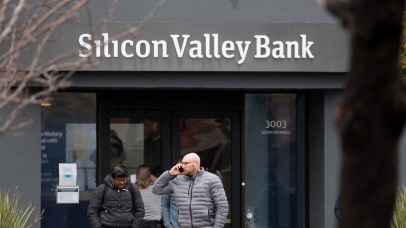 La Silicon Valley Bank a été fermée vendredi matin par les autorités de régulation californiennes et a été placée sous le contrôle d'un administrateur judiciaire. (Photo par Justin Sullivan/Getty Images)
