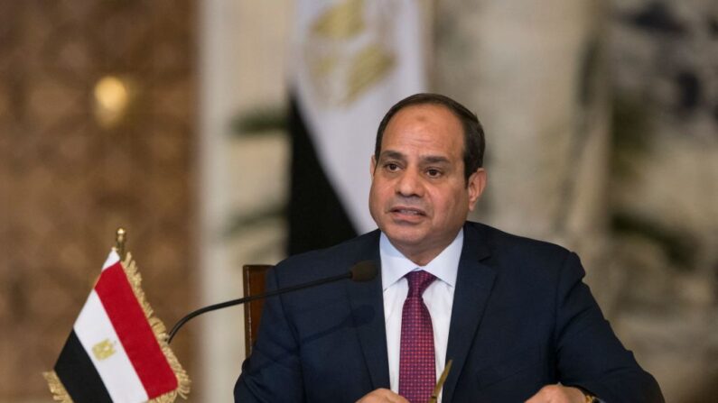 Le président égyptien Abdel-Fattah al-Sissi. (ALEXANDER ZEMLIANICHENKO/POOL/AFP via Getty Images)