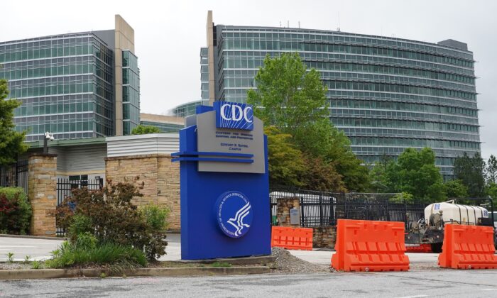 Le siège des Centres de contrôle et de prévention des maladies (CDC) à Atlanta, le 23 avril 2020. (Tami Chappell/AFP via Getty Images)