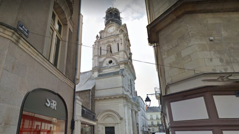 Église Sainte-Croix à Nantes. (Capture d'écran Google Maps)