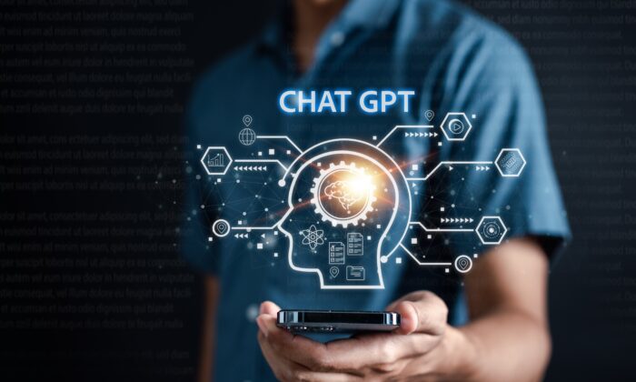 Chat GPT, le générateur de texte par intelligence artificielle d'OpenAI.  (Shutterstock)