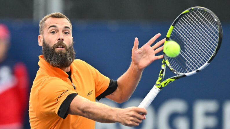 Benoît Paire (161e mondial) a gagné le droit d'intégrer le tableau final du Masters 1000 sur terre battue de Madrid.  (Photo by Minas Panagiotakis/Getty Images)