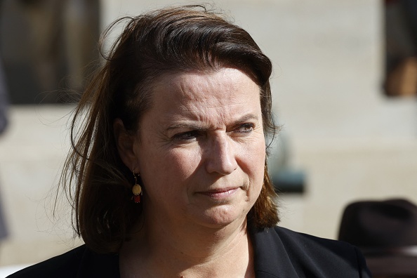 La défenseure des droits Claire Hédon. (LUDOVIC MARIN/POOL/AFP via Getty Images)
