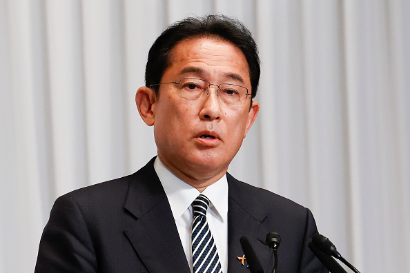 Le Premier ministre japonais Fumio Kishida. (Rodrigo Reyes Marin - Pool/Getty Images)