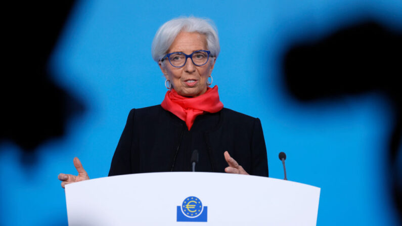 Christine Lagarde, présidente de la Banque centrale européenne (BCE). (Photo Ronald Wittek - Pool/Getty Images)
