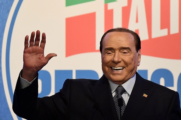 L'ancien Premier ministre italien Silvio Berlusconi en mars 2022. (FILIPPO MONTEFORTE/AFP via Getty Images)