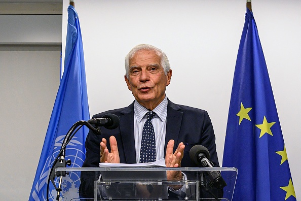 « Il s'agit du détroit le plus stratégique du monde », a déclaré le chef de la diplomatie européenne, Josep Borrell. (ED JONES/AFP via Getty Images)