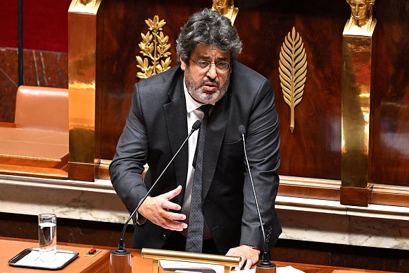 Le député Les Républicains Meyer Habib à l'Assemblée nationale à Paris en novembre 2022. (EMMANUEL DUNAND/AFP via Getty Images)