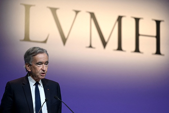 Le PDG de LVMH Bernard Arnault. (STEFANO RELLANDINI/AFP via Getty Images)